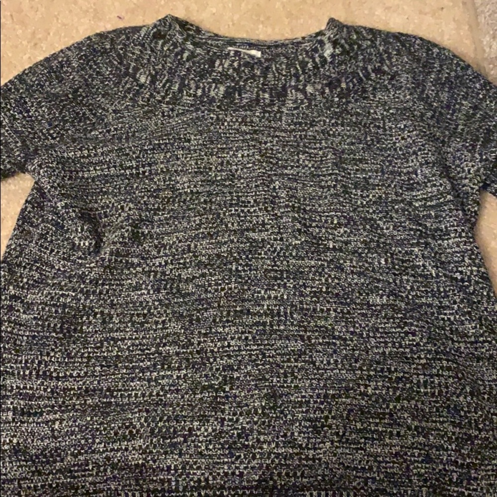 Black and white sweater